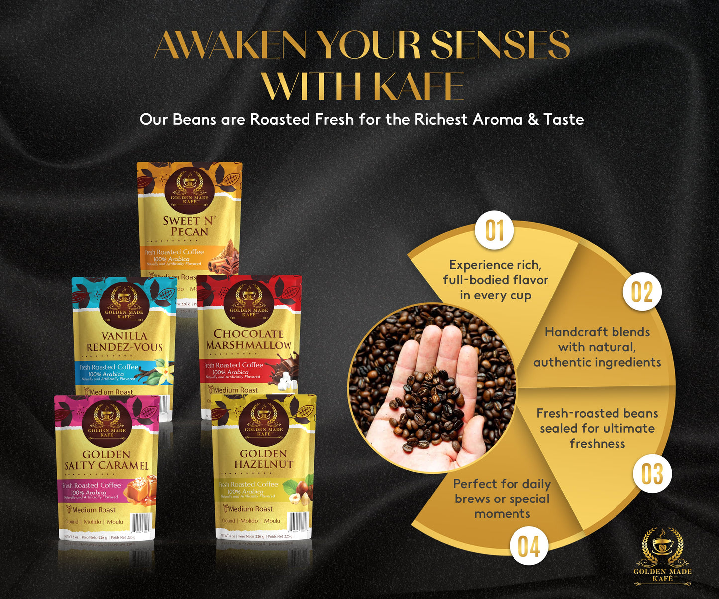 8oz PREMIUM GROUND COFFEE - VANILLA RENDEZ-VOUS